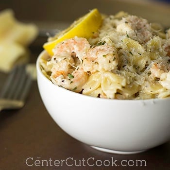 Shrimp scampi pasta 2