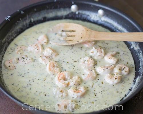 Shrimp scampi pasta 3