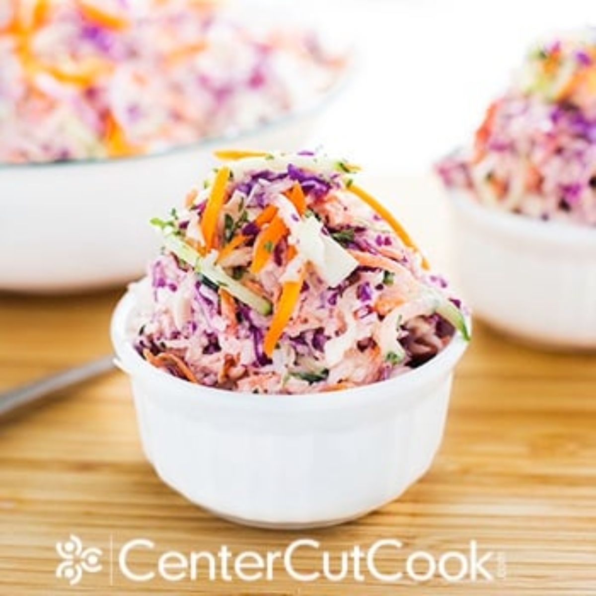 bowl of spicy cole slaw