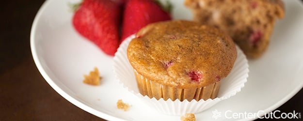 Strawberry Yogurt Muffins