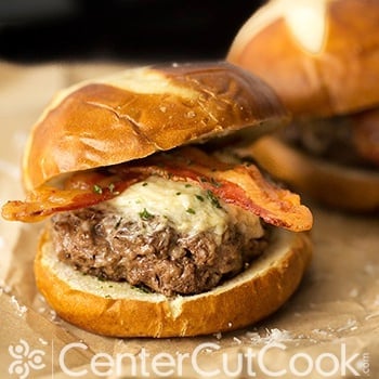 Bacon parmesan garlic burgers 2