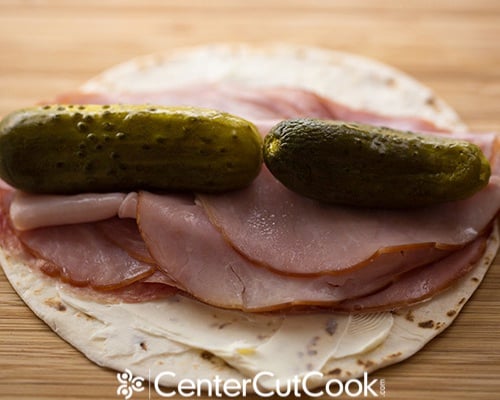 Ham and pickle rollups 4