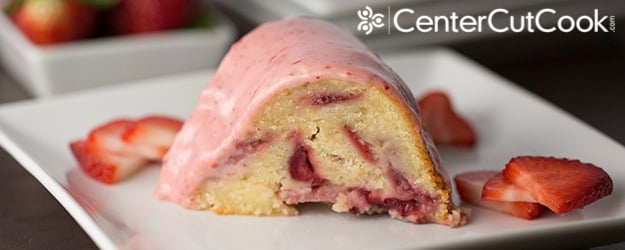 Strawberry yogurt cake