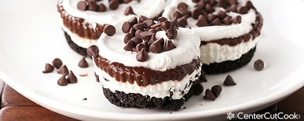 Chocolate lasagna cupcake