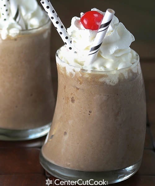 Chocolate peanut butter shake 3