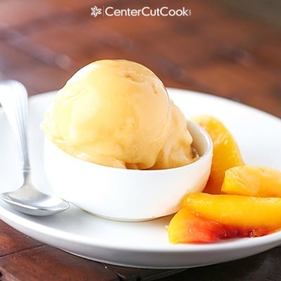 Peach ice cream 2