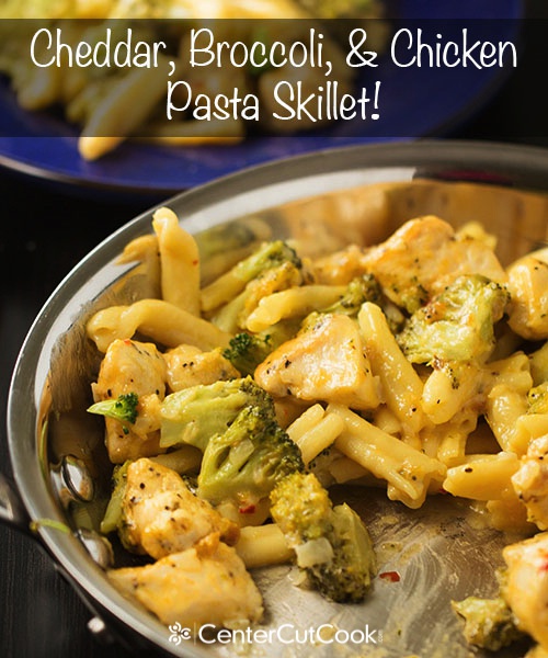 Cheddar Broccoli and Chicken Skillet 4