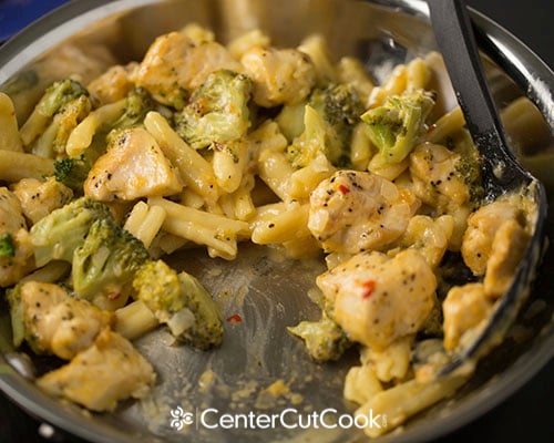 Cheddar Broccoli and Chicken Skillet 5