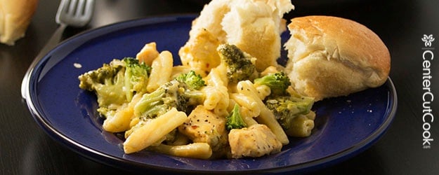 Cheddar Broccoli and Chicken Skillet