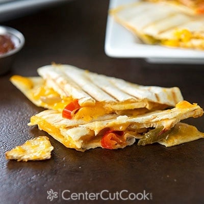 Chicken fajita quesadillas 2