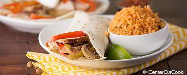 Chicken fajitas