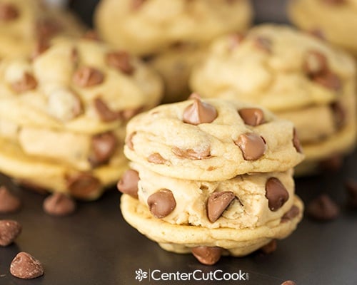 Chocolate chip cookie dough sandwiches 4