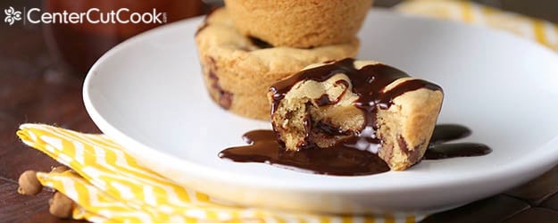 Chocolate chip lava cookies