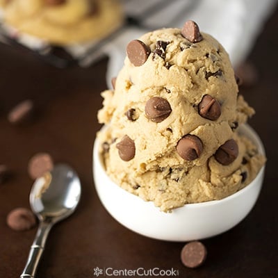 Edible chocolate chip cookie dough 2