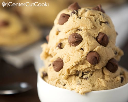 Edible chocolate chip cookie dough 3