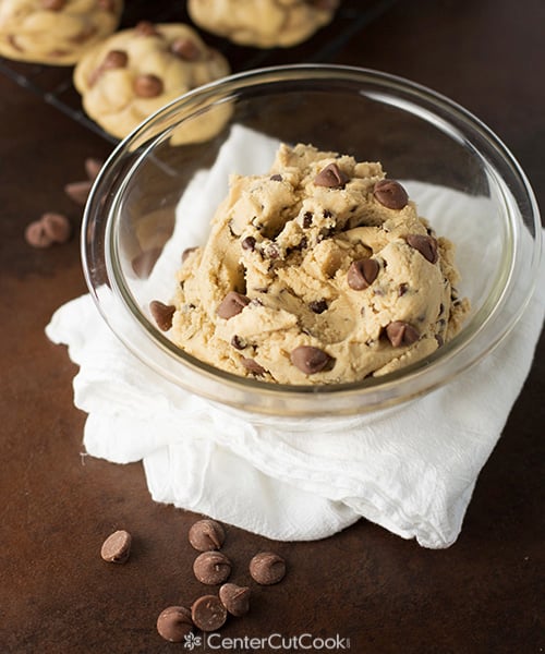 Edible chocolate chip cookie dough 6
