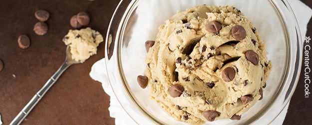 Edible chocolate chip cookie dough