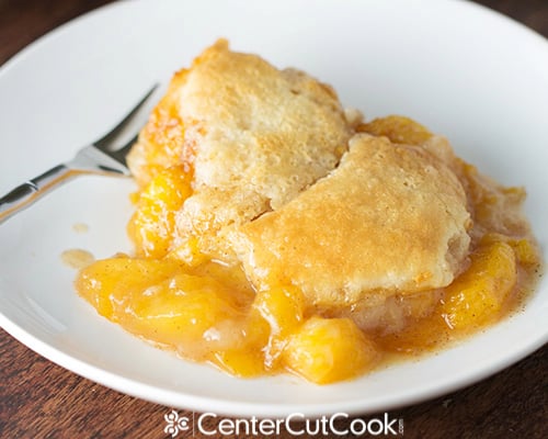 Fresh peach cobbler 3