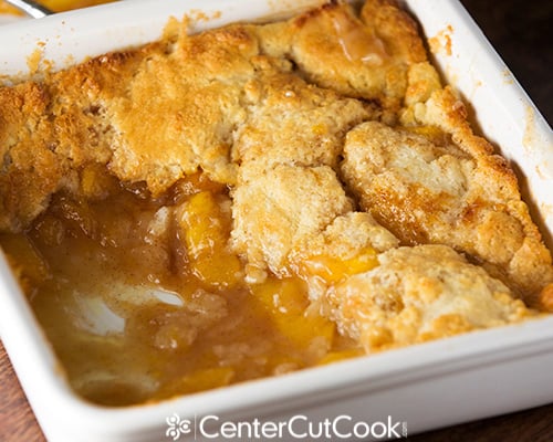 Fresh peach cobbler 5