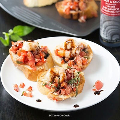 Grilled Shrimp Bruschetta