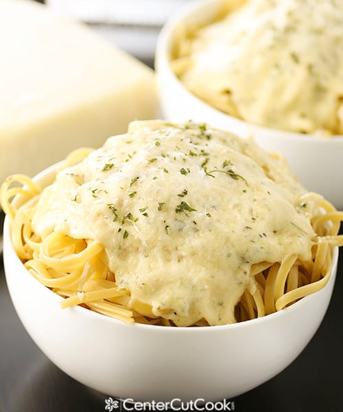 Creamy alfredo sauce 6