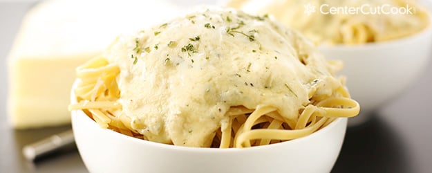 Creamy alfredo sauce