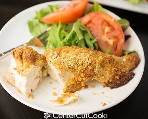 Parmesan crusted chicken 6