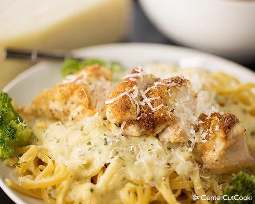 Parmesan Crusted Chicken Alfredo Recipe