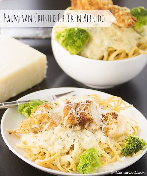 Parmesan crusted chicken alfredo 5