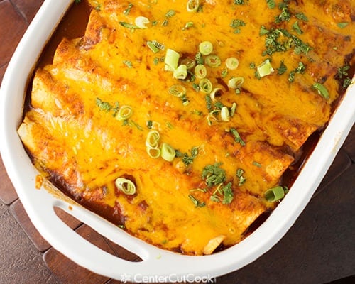 Spicy cheese and beef enchiladas 3