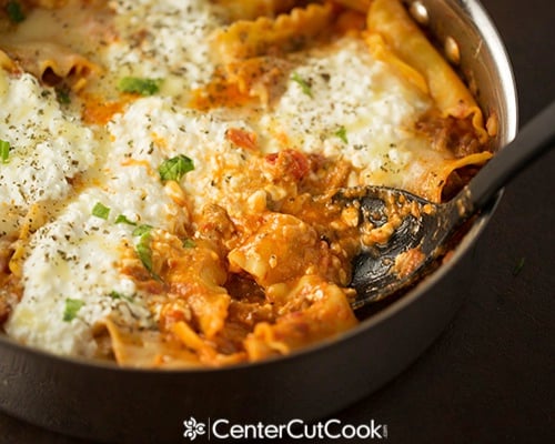 Spicy skillet lasagna 3