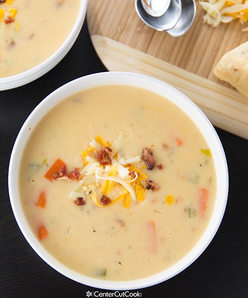 Spicy Wisconsin Cheese  Bacon Soup 4