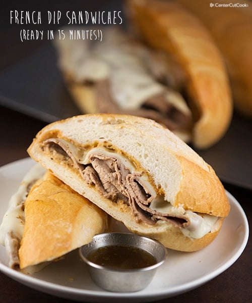 French dip sandwiches