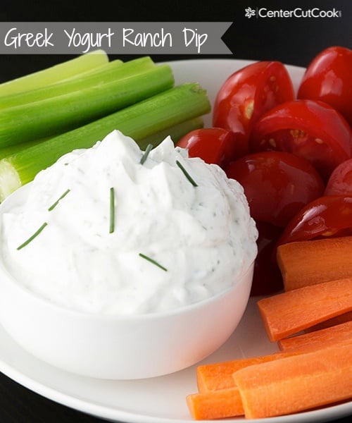 Ranch greek yogurt dip 5