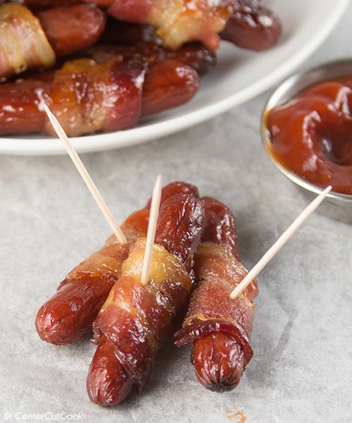 Bacon wrapped little smokies 5