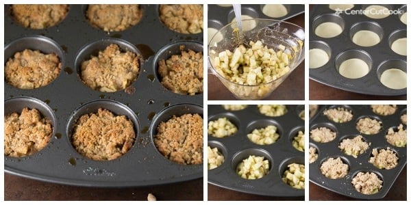 Air Fryer Mini Muffin Tin Apple Pies - Fork To Spoon