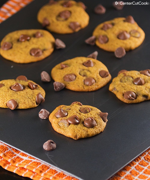 Pumpkin chocolate chip cookies 4