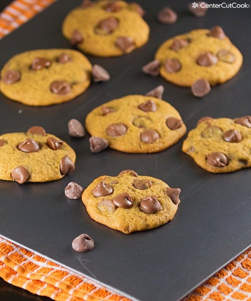 Pumpkin chocolate chip cookies 