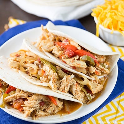 Slow cooker chicken fajitas 2
