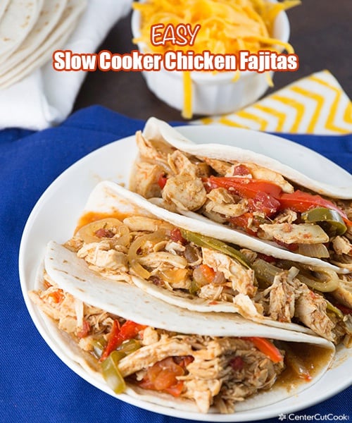 Slow cooker chicken fajitas 6