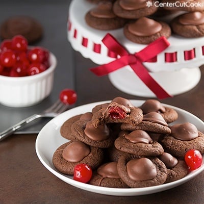 Chocolate covered cherry cookies 2