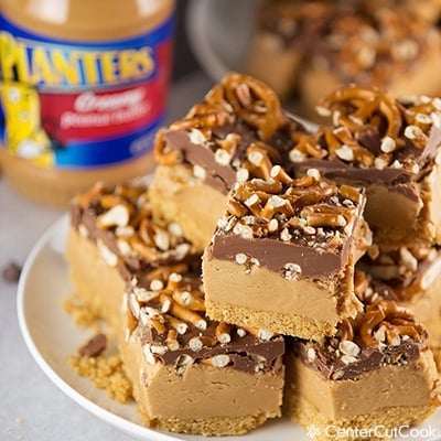 Peanut butter buckeye bars 2