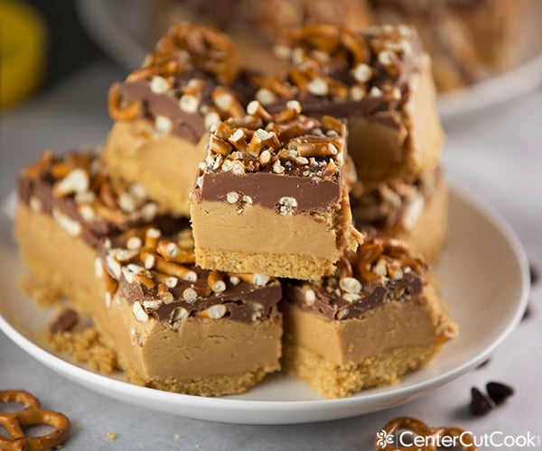 Peanut butter buckeye bars 8