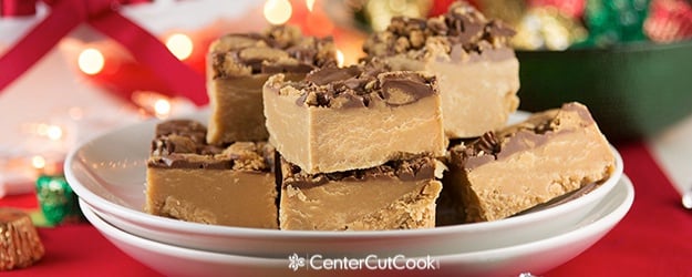 Peanut butter cup fudge