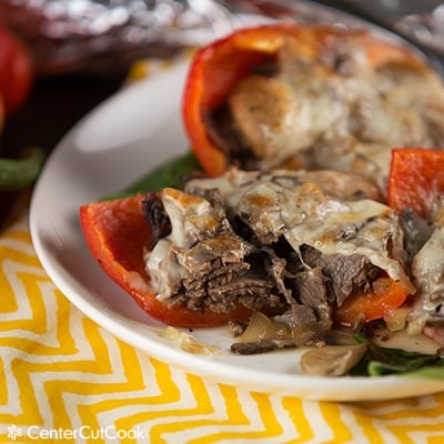 Philly cheesesteak stuffed peppers 2