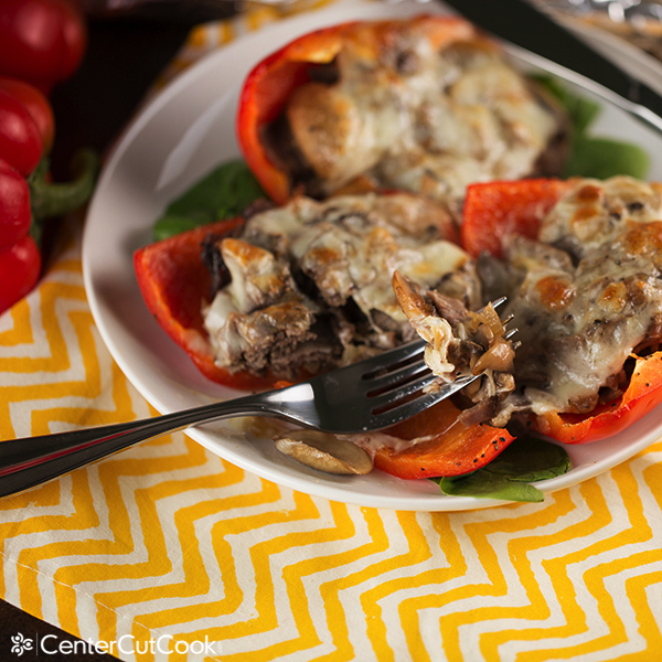 Philly cheesesteak stuffed peppers 7