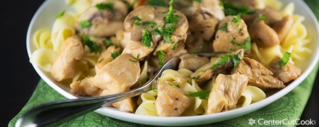 Chicken stroganoff