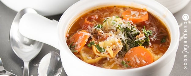 Tortellini soup