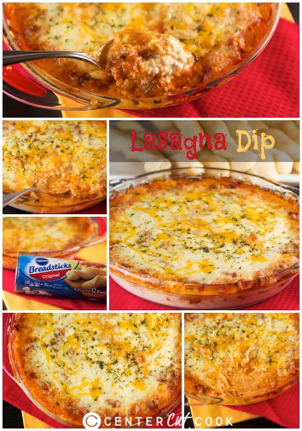 Lasagna Dip Collage