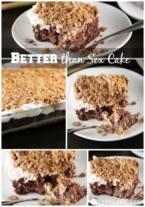 Better than sex cake collage